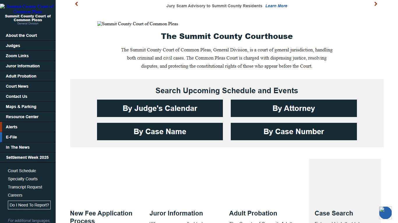Summit County Court of Common Pleas